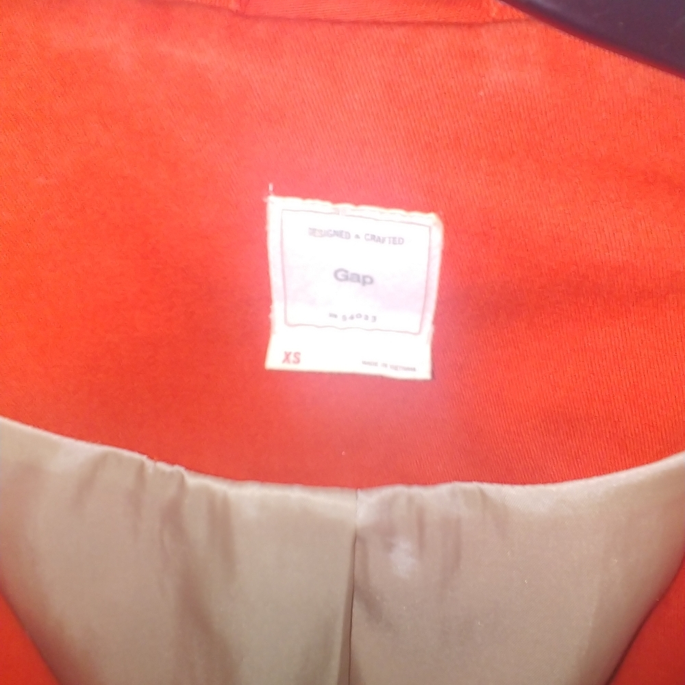 Gap 100% Cotton Jacket Polyester Lining - image 8